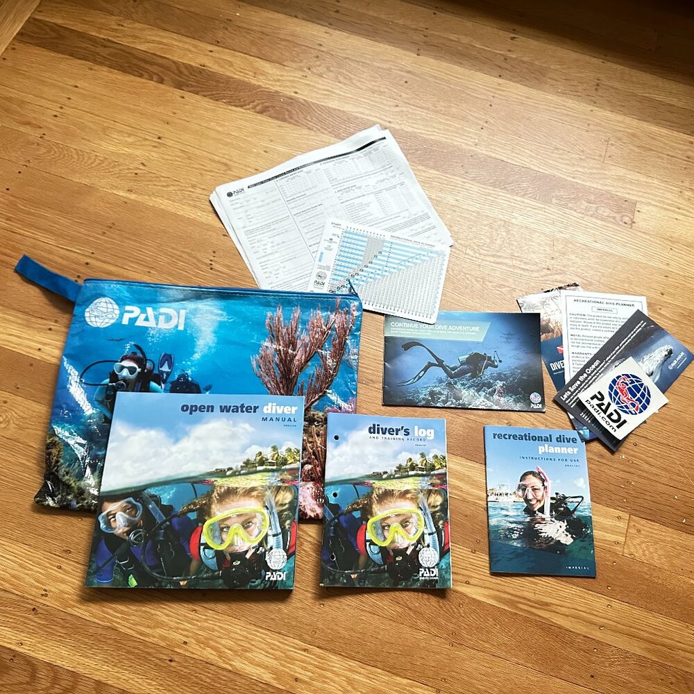 Scuba Diving PADI Open Water Crew Pak - Course Materials Set